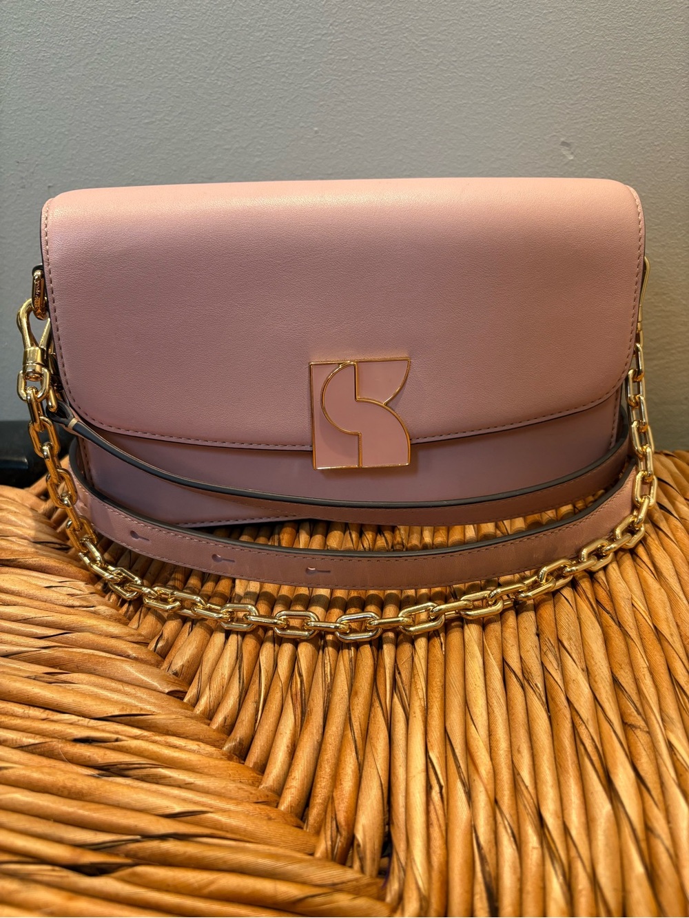 Blush Pink Kate Spade Dakota Crossbody with Gold Hardware